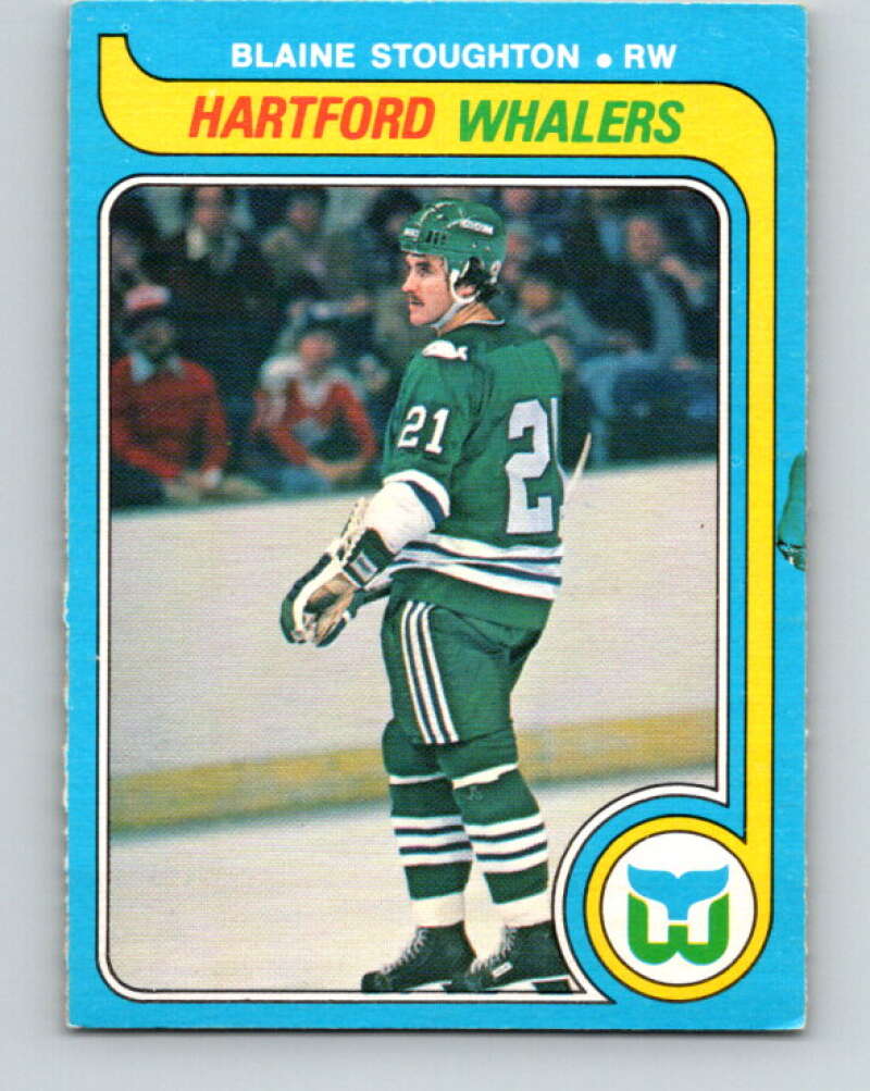 1979-80 O-Pee-Chee #356 Blaine Stoughton Hartford Whalers V20374
