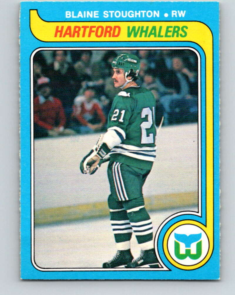 1979-80 O-Pee-Chee #356 Blaine Stoughton Hartford Whalers V20380