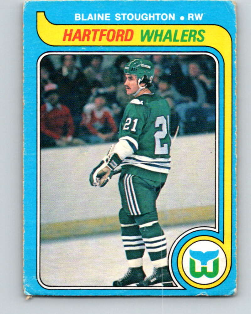 1979-80 O-Pee-Chee #356 Blaine Stoughton Hartford Whalers V20381