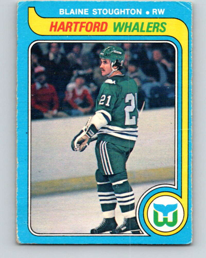 1979-80 O-Pee-Chee #356 Blaine Stoughton Hartford Whalers V20383