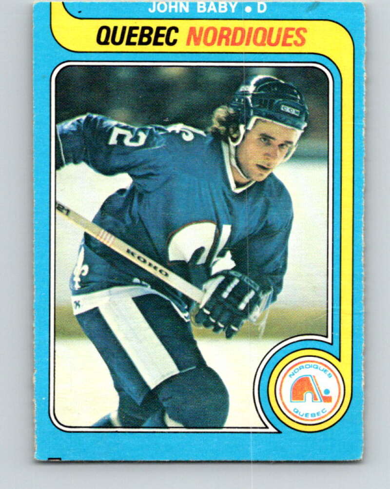 1979-80 O-Pee-Chee #357 John Baby Quebec Nordiques V20384