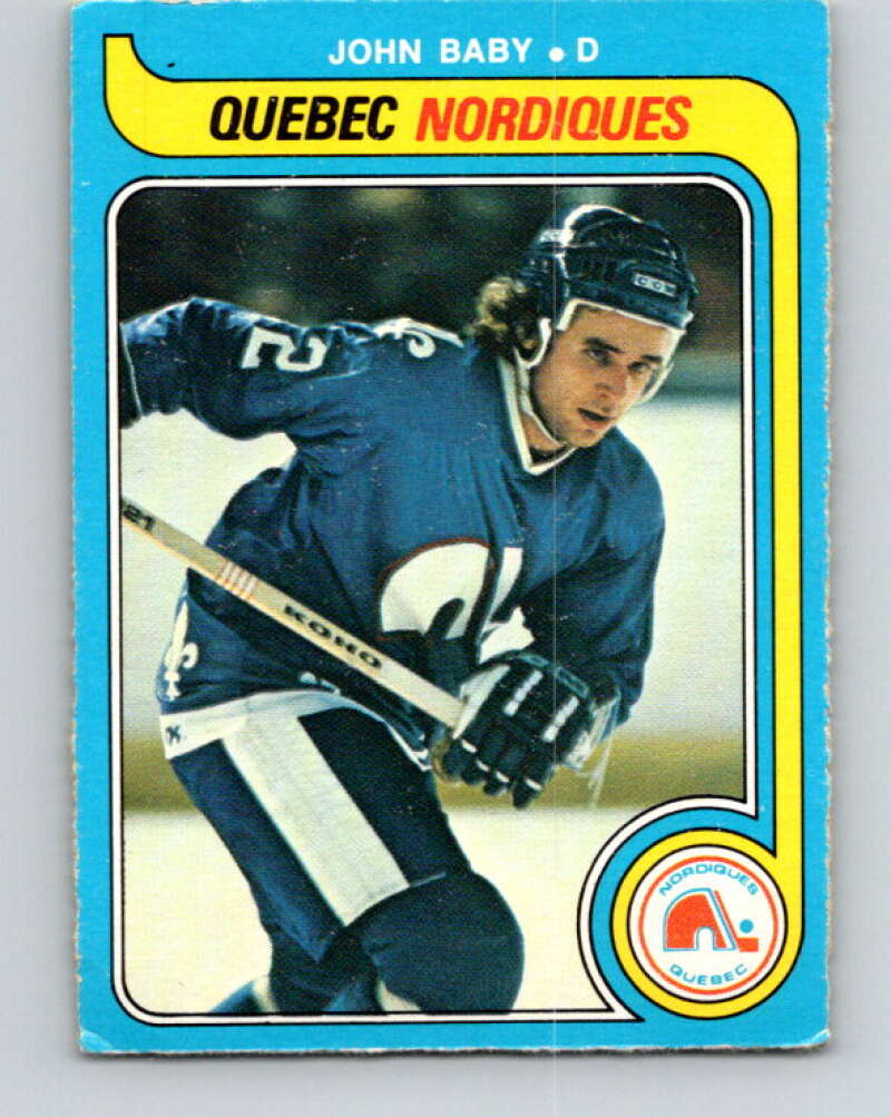 1979-80 O-Pee-Chee #357 John Baby Quebec Nordiques V20385