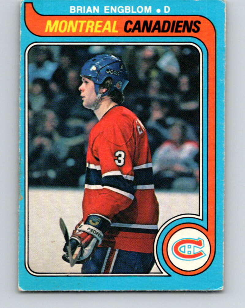 1979-80 O-Pee-Chee #361 Brian Engblom RC Rookie Montreal Canadiens V20419