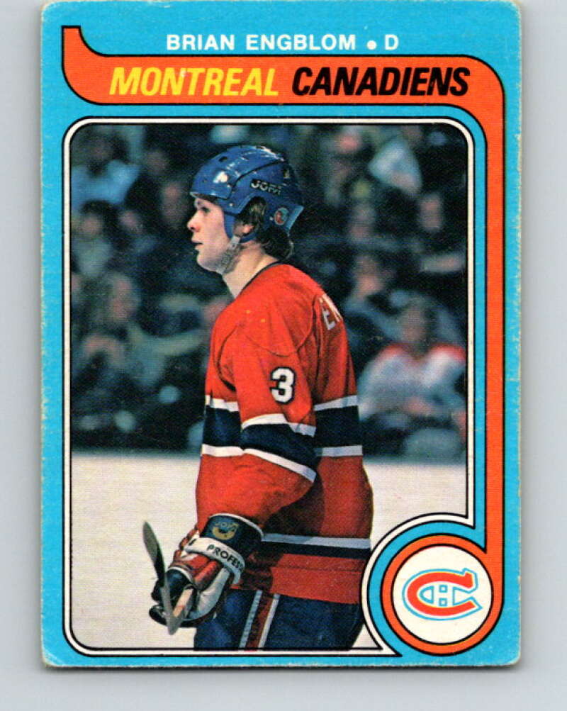 1979-80 O-Pee-Chee #361 Brian Engblom RC Rookie Montreal Canadiens V20421