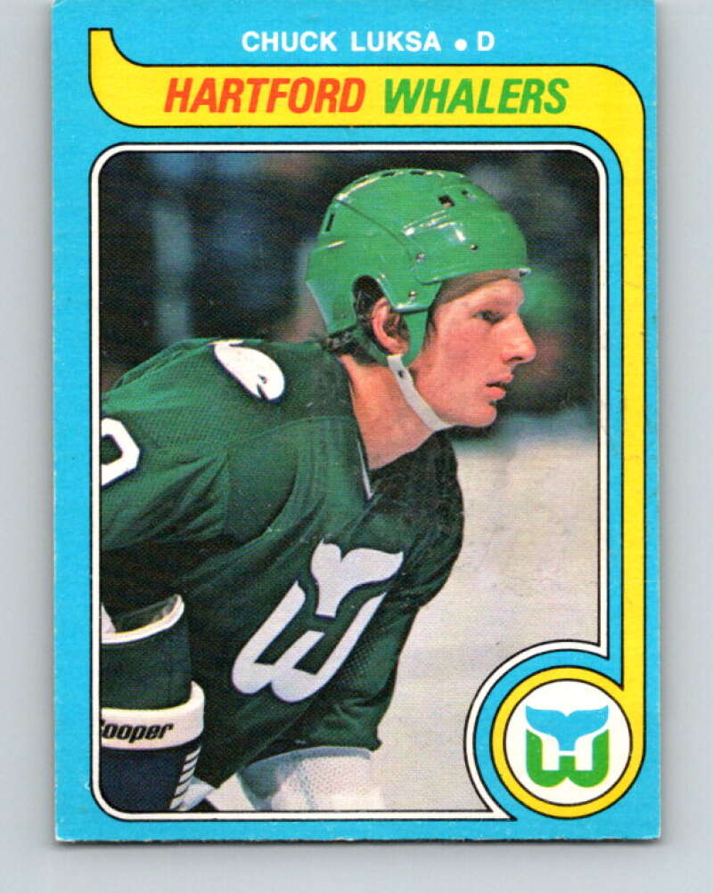 1979-80 O-Pee-Chee #370 Chuck Luksa RC Rookie Hartford Whalers V20501