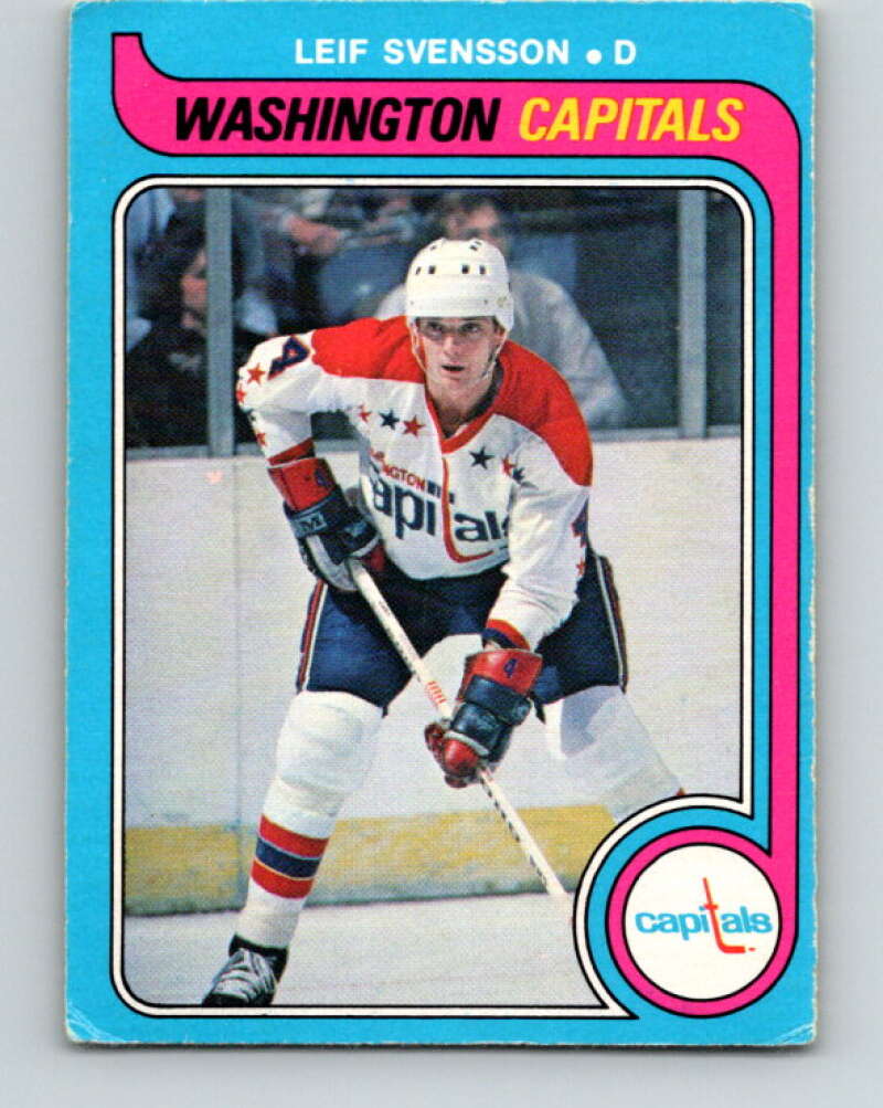 1979-80 O-Pee-Chee #374 Leif Svensson RC Rookie Washington Capitals V20547