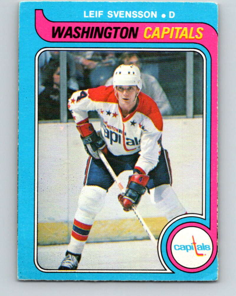 1979-80 O-Pee-Chee #374 Leif Svensson RC Rookie Washington Capitals V20553