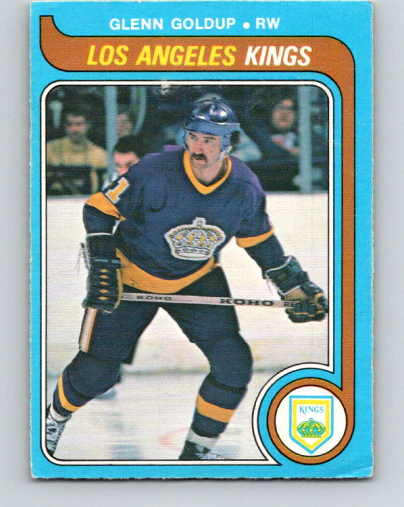 1979-80 O-Pee-Chee #376 Glenn Goldup Los Angeles Kings V20577