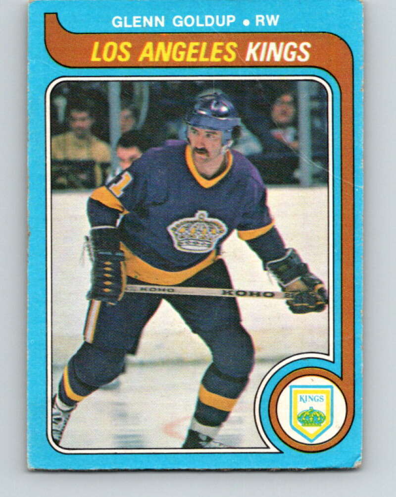 1979-80 O-Pee-Chee #376 Glenn Goldup Los Angeles Kings V20578