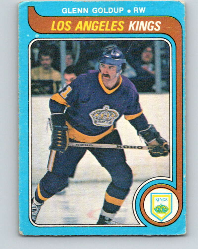 1979-80 O-Pee-Chee #376 Glenn Goldup Los Angeles Kings V20579