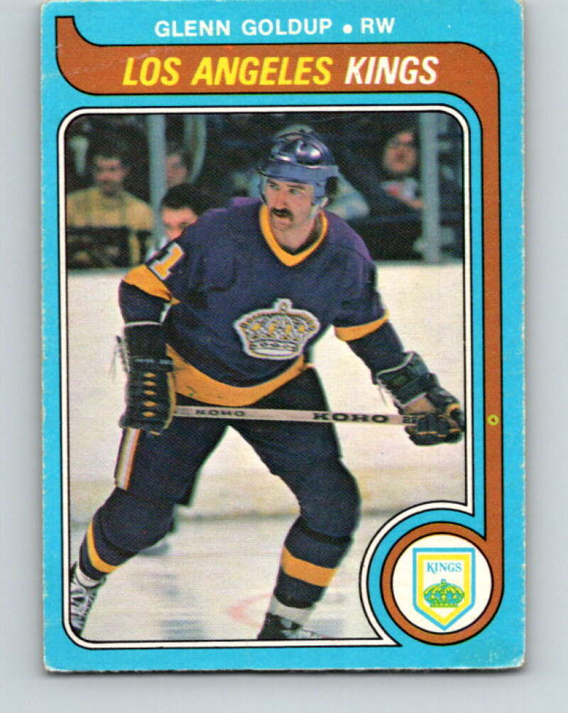 1979-80 O-Pee-Chee #376 Glenn Goldup Los Angeles Kings V20580