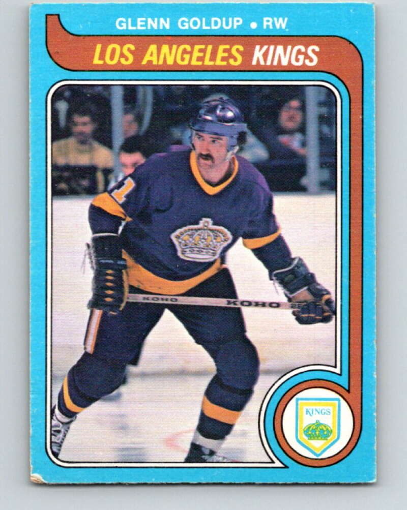 1979-80 O-Pee-Chee #376 Glenn Goldup Los Angeles Kings V20582