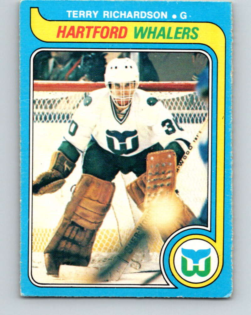 1979-80 O-Pee-Chee #377 Terry Richardson RC Rookie Hartford Whalers V20592