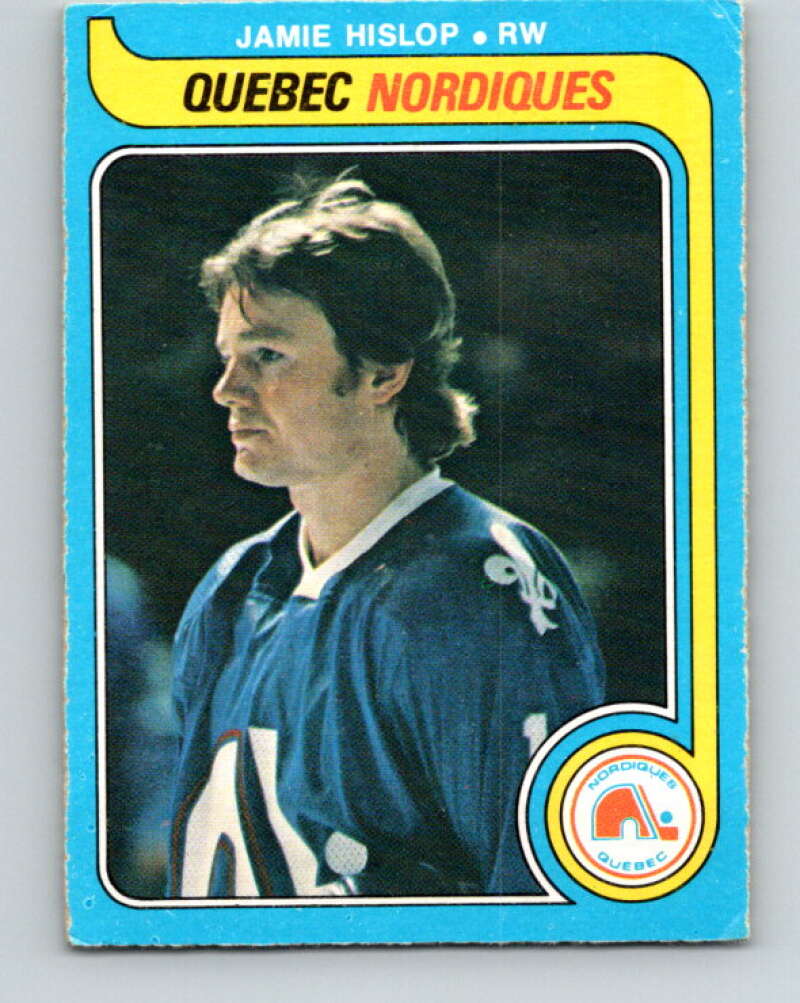 1979-80 O-Pee-Chee #380 Jamie Hislop RC Rookie Quebec Nordiques V20614