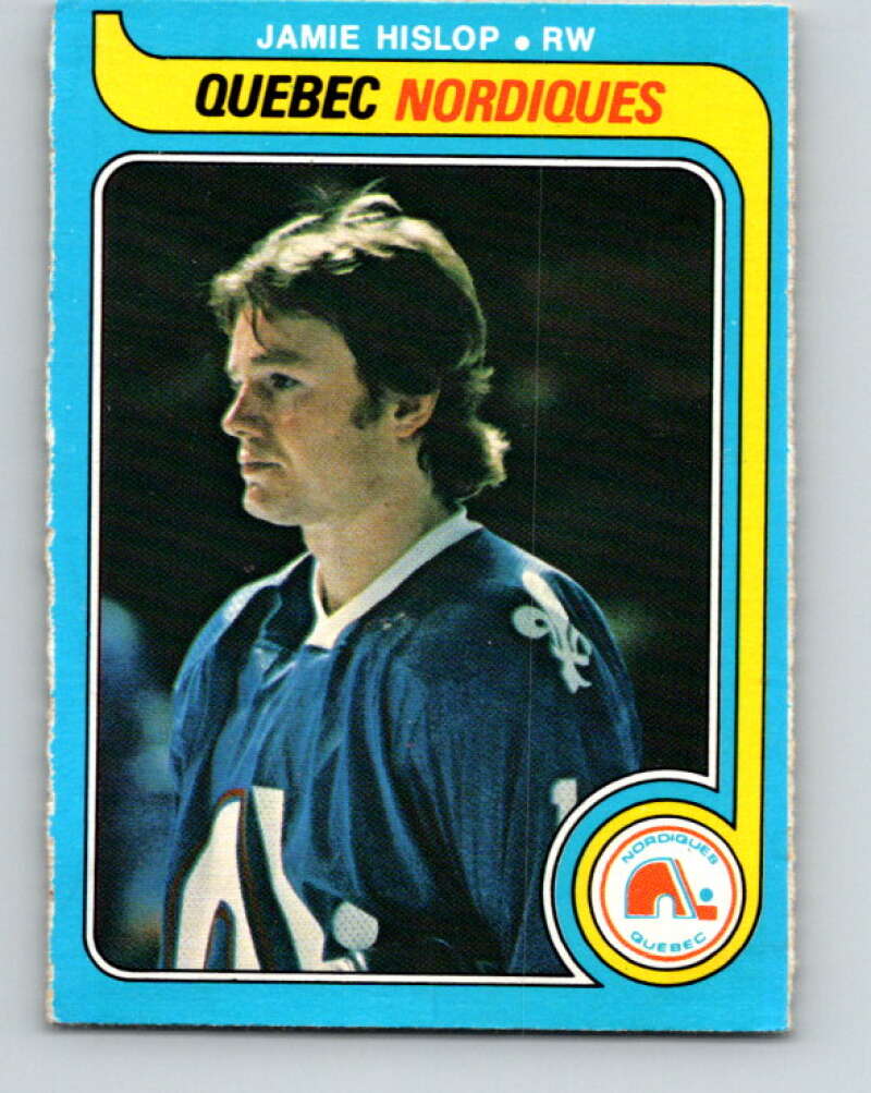 1979-80 O-Pee-Chee #380 Jamie Hislop RC Rookie Quebec Nordiques V20615