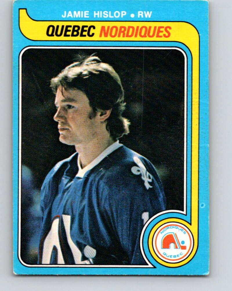 1979-80 O-Pee-Chee #380 Jamie Hislop RC Rookie Quebec Nordiques V20616