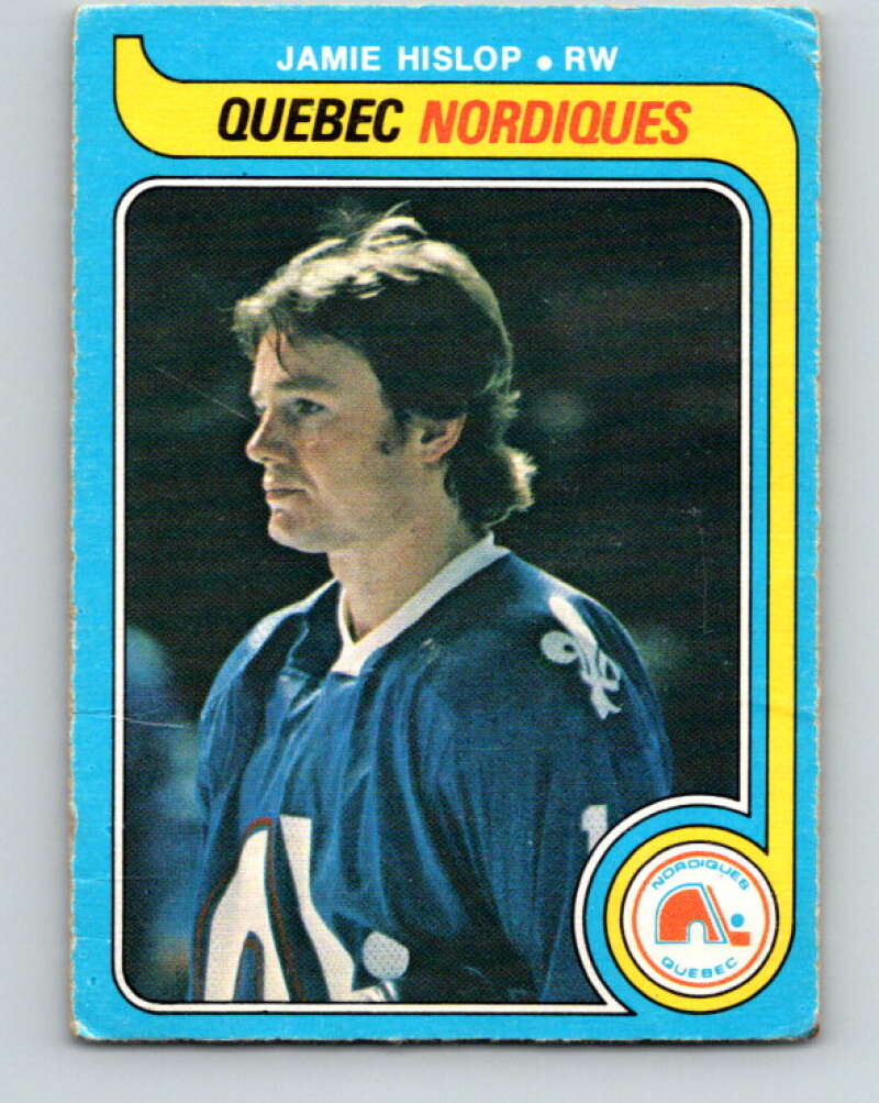 1979-80 O-Pee-Chee #380 Jamie Hislop RC Rookie Quebec Nordiques V20617