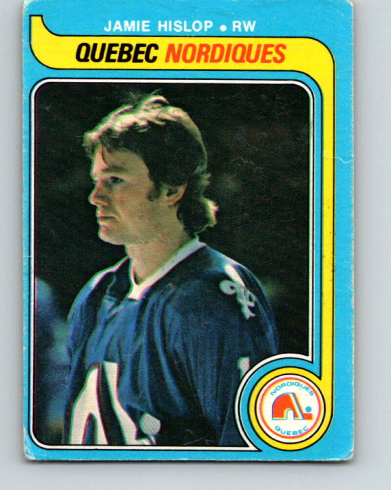 1979-80 O-Pee-Chee #380 Jamie Hislop RC Rookie Quebec Nordiques V20618