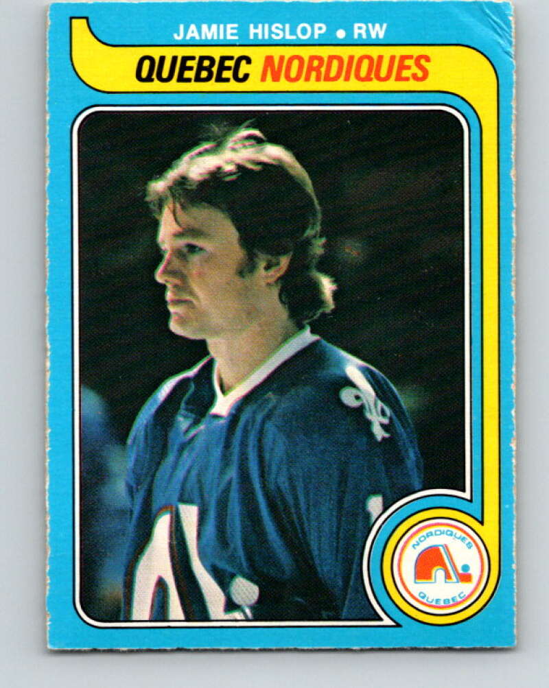 1979-80 O-Pee-Chee #380 Jamie Hislop RC Rookie Quebec Nordiques V20619
