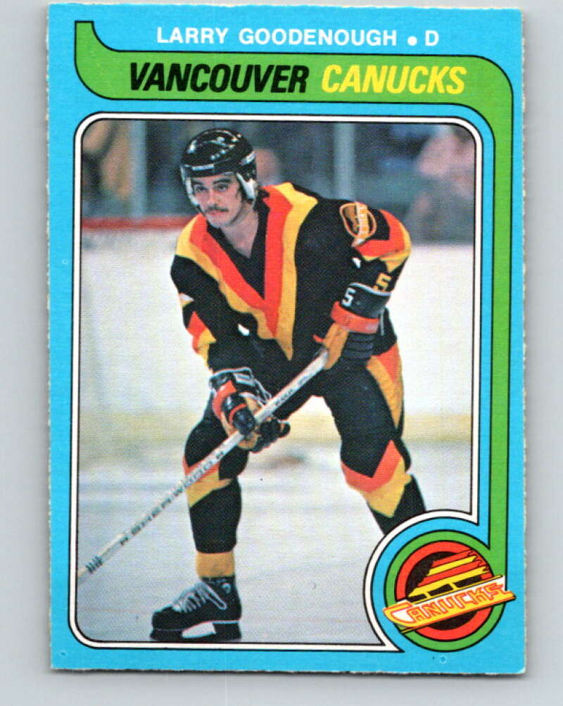 1979-80 O-Pee-Chee #383 Larry Goodenough Vancouver Canucks V20635