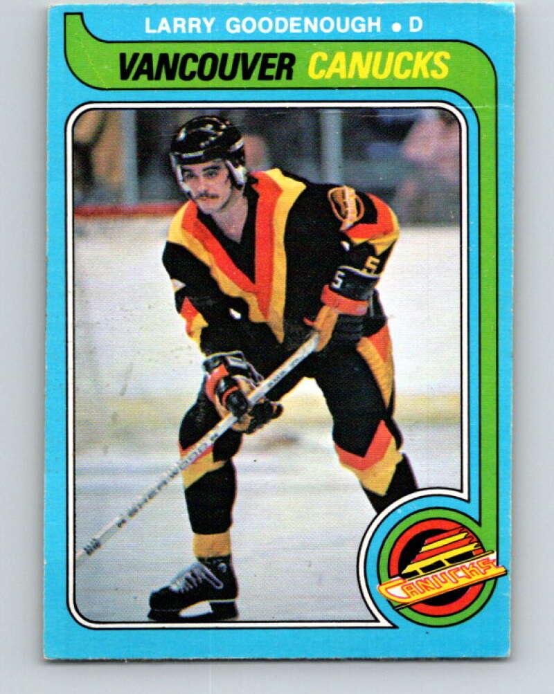 1979-80 O-Pee-Chee #383 Larry Goodenough Vancouver Canucks V20637