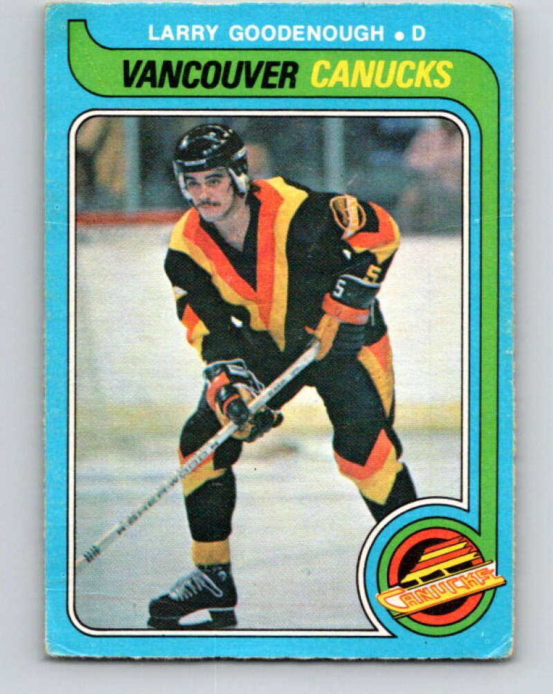 1979-80 O-Pee-Chee #383 Larry Goodenough Vancouver Canucks V20641