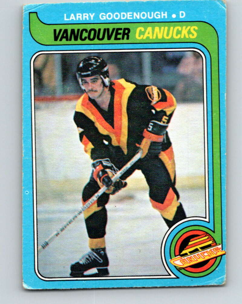 1979-80 O-Pee-Chee #383 Larry Goodenough Vancouver Canucks V20644