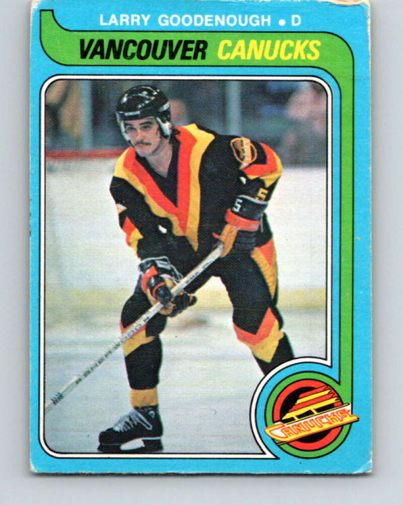 1979-80 O-Pee-Chee #383 Larry Goodenough Vancouver Canucks V20648
