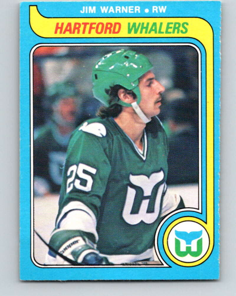 1979-80 O-Pee-Chee #384 Jim Warner RC Rookie Hartford Whalers V20654