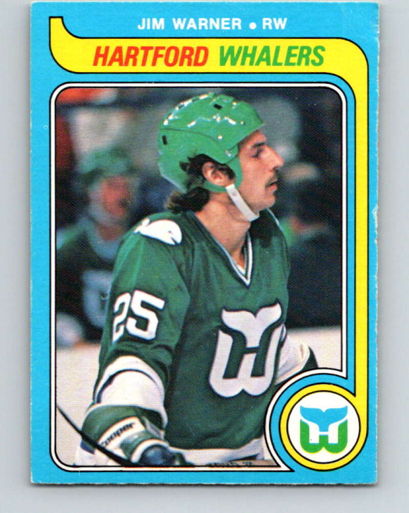 1979-80 O-Pee-Chee #384 Jim Warner RC Rookie Hartford Whalers V20655