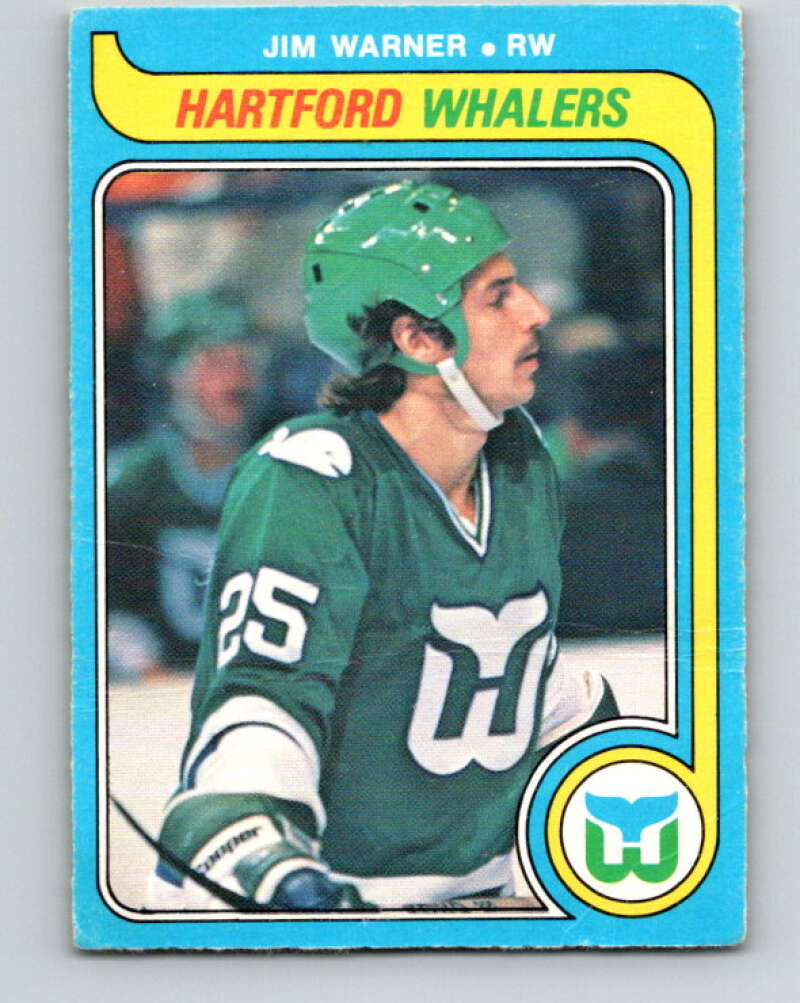 1979-80 O-Pee-Chee #384 Jim Warner RC Rookie Hartford Whalers V20659