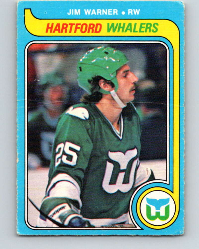 1979-80 O-Pee-Chee #384 Jim Warner RC Rookie Hartford Whalers V20662