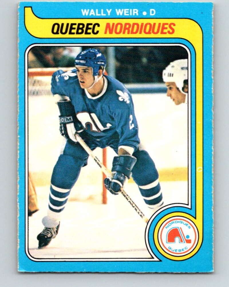 1979-80 O-Pee-Chee #388 Wally Weir RC Rookie Quebec Nordiques V20701