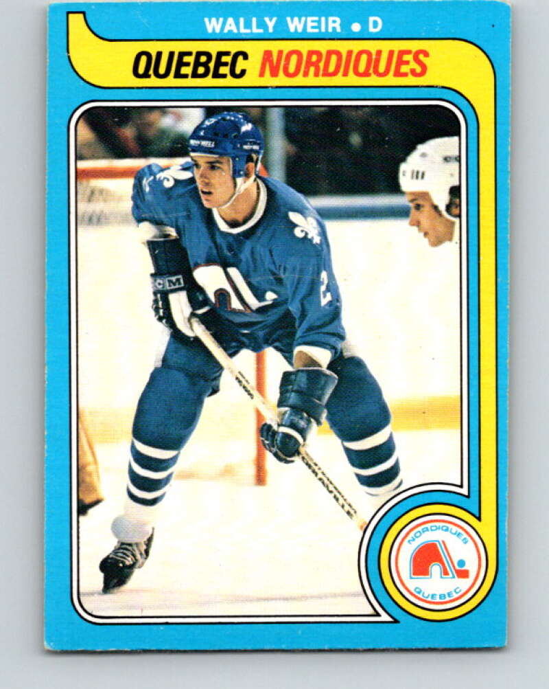 1979-80 O-Pee-Chee #388 Wally Weir RC Rookie Quebec Nordiques V20703