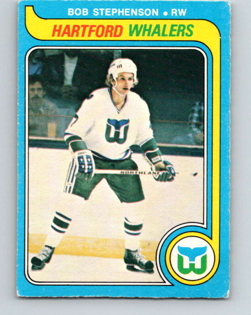 1979-80 O-Pee-Chee #391 Bob Stephenson RC Rookie Hartford Whalers V20722
