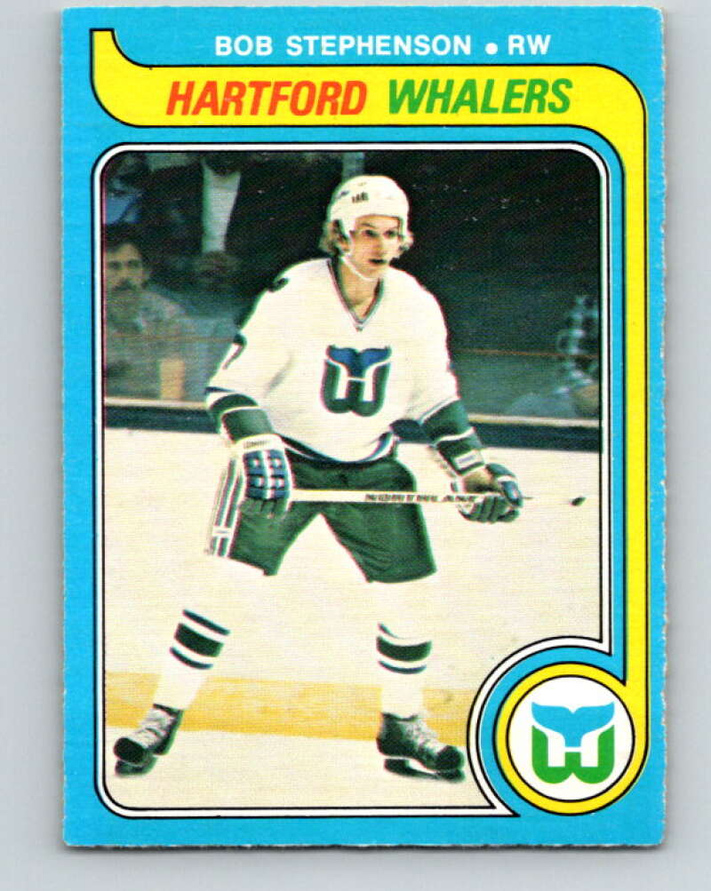 1979-80 O-Pee-Chee #391 Bob Stephenson RC Rookie Hartford Whalers V20724