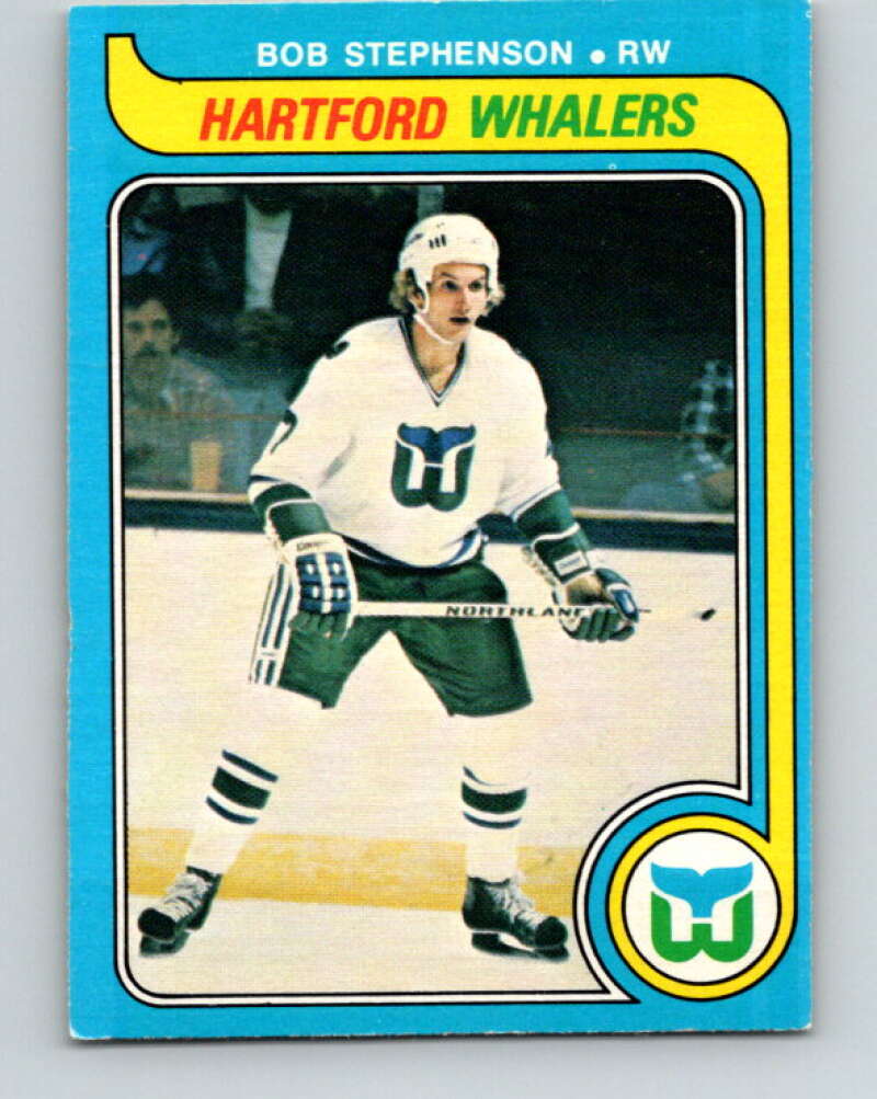1979-80 O-Pee-Chee #391 Bob Stephenson RC Rookie Hartford Whalers V20729