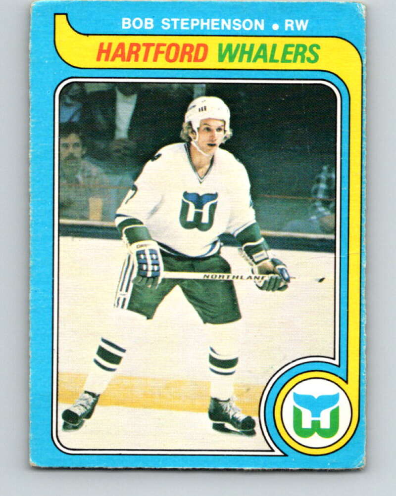 1979-80 O-Pee-Chee #391 Bob Stephenson RC Rookie Hartford Whalers V20732
