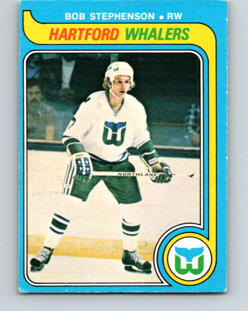 1979-80 O-Pee-Chee #391 Bob Stephenson RC Rookie Hartford Whalers V20733