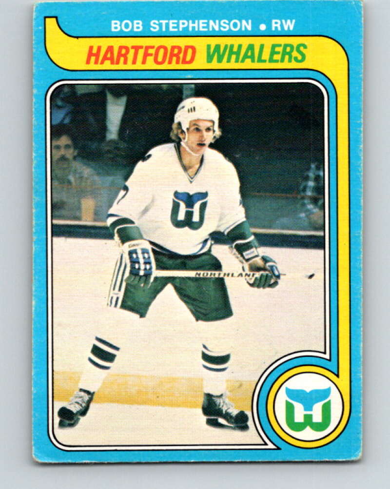 1979-80 O-Pee-Chee #391 Bob Stephenson RC Rookie Hartford Whalers V20734