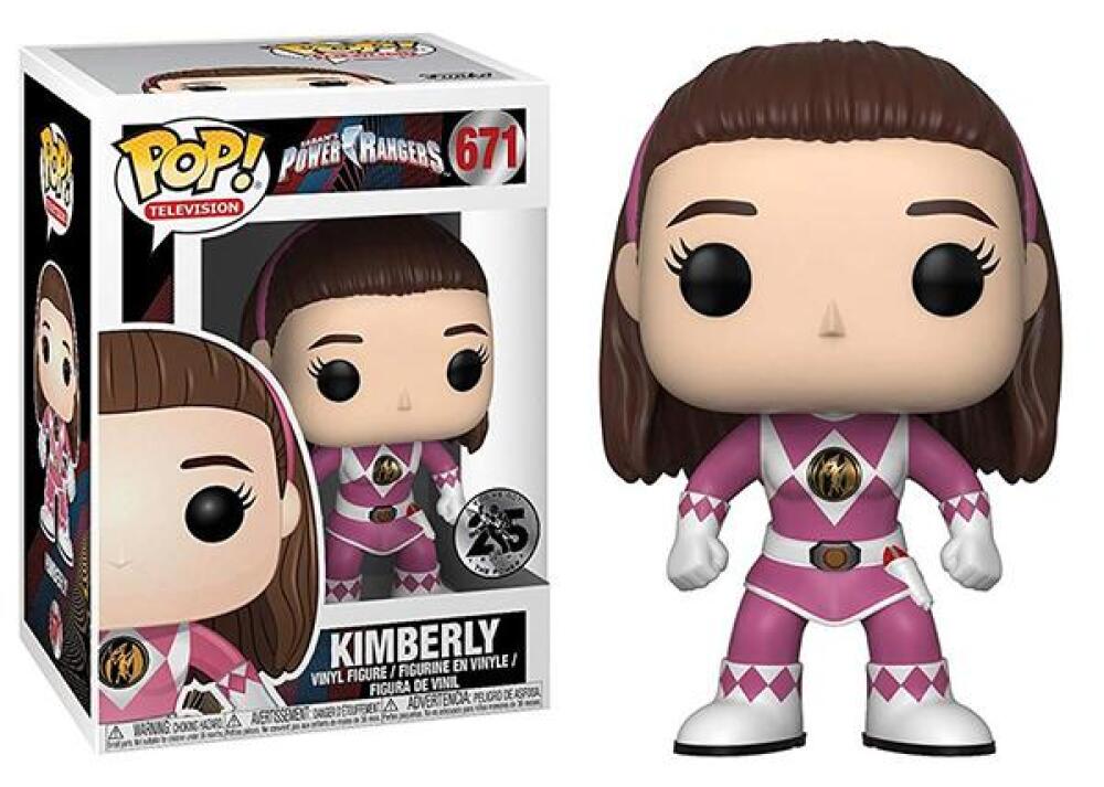 Funko Pop - 671 Television Power Rangers - Kimberly Pink Vinyl Figure *VAULTED