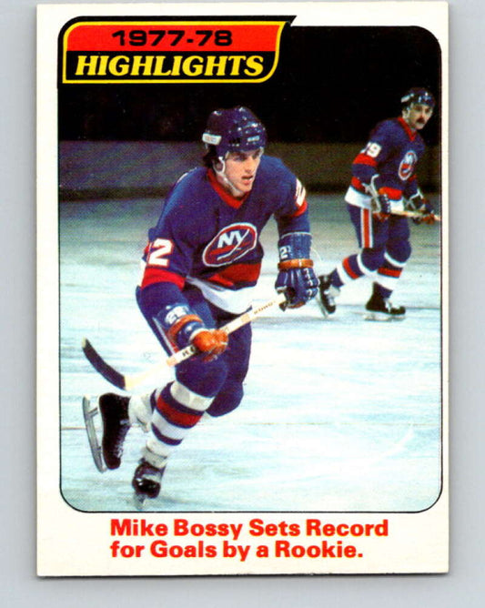 1978-79 O-Pee-Chee #1 Mike Bossy  New York Islanders  V20787