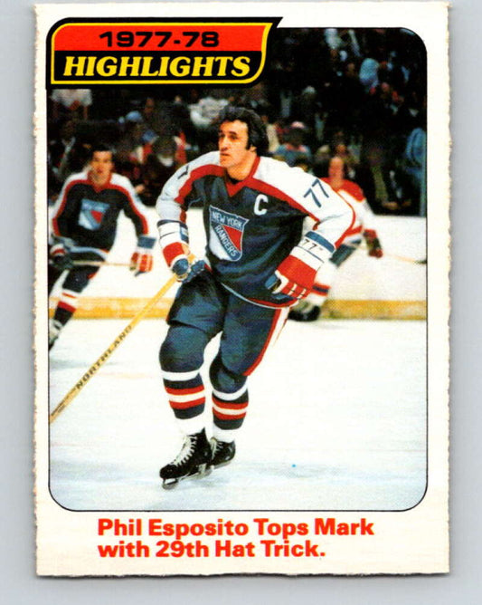 1978-79 O-Pee-Chee #2 Phil Esposito  New York Rangers  V20792