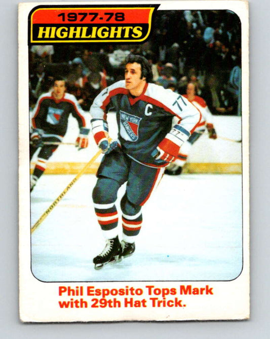 1978-79 O-Pee-Chee #2 Phil Esposito  New York Rangers  V20795