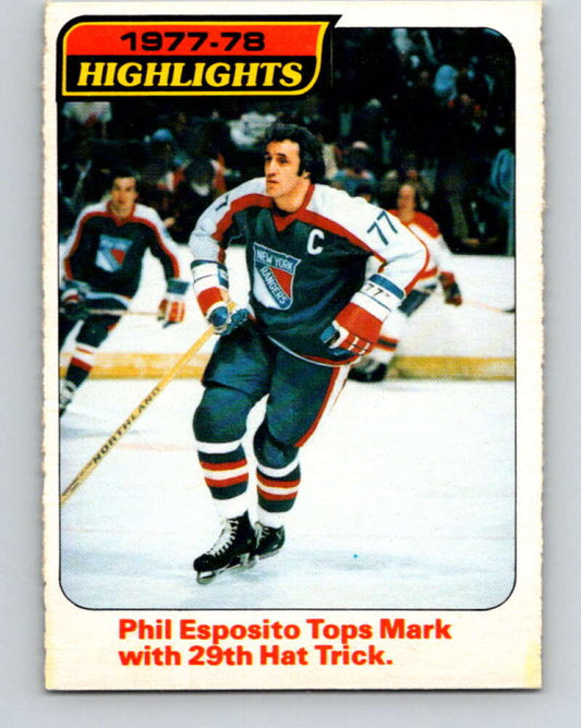 1978-79 O-Pee-Chee #2 Phil Esposito  New York Rangers  V20797