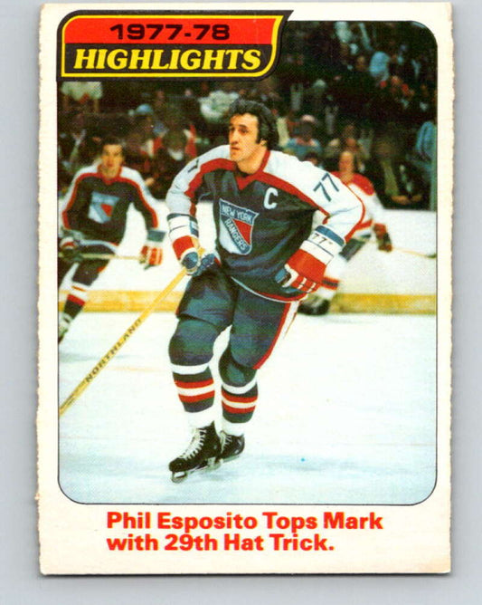 1978-79 O-Pee-Chee #2 Phil Esposito  New York Rangers  V20800