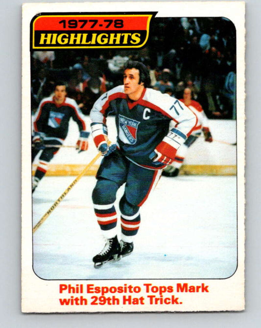 1978-79 O-Pee-Chee #2 Phil Esposito  New York Rangers  V20802