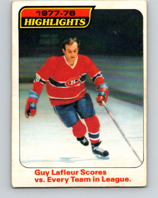1978-79 O-Pee-Chee #3 Guy Lafleur  Montreal Canadiens  V20803