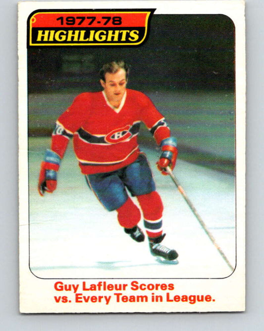 1978-79 O-Pee-Chee #3 Guy Lafleur  Montreal Canadiens  V20806
