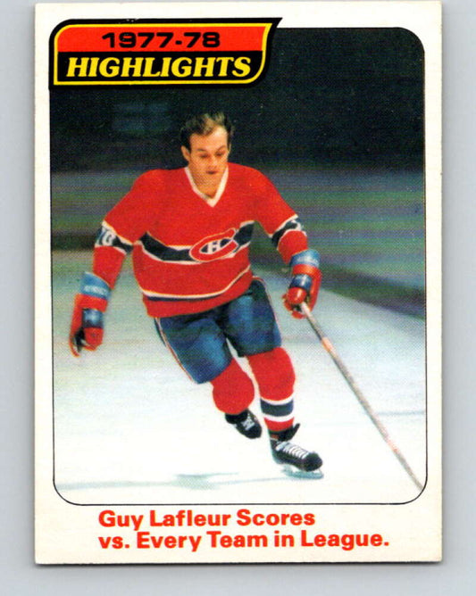 1978-79 O-Pee-Chee #3 Guy Lafleur  Montreal Canadiens  V20807